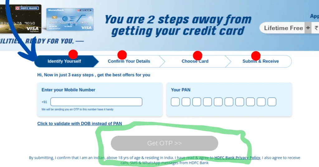 how to apply hdfc regalia gold credit card in Hindi 