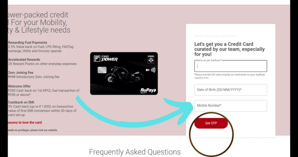 How to apply idfc first power plus credit card in Hindi